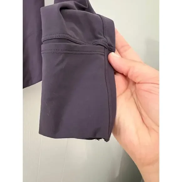 Lululemon Fast As Light 1/2 Zip Boysenberry Size 4 - Picture 4 of 7